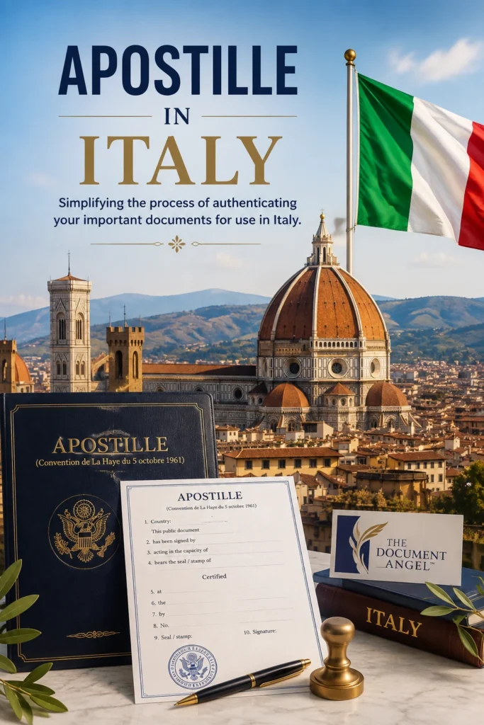 Apostille Services for Documents Used in Italy