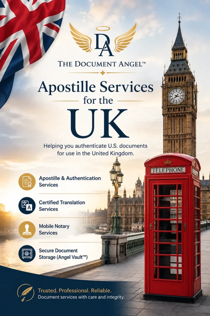 Apostille for the UK U.S. Document Services